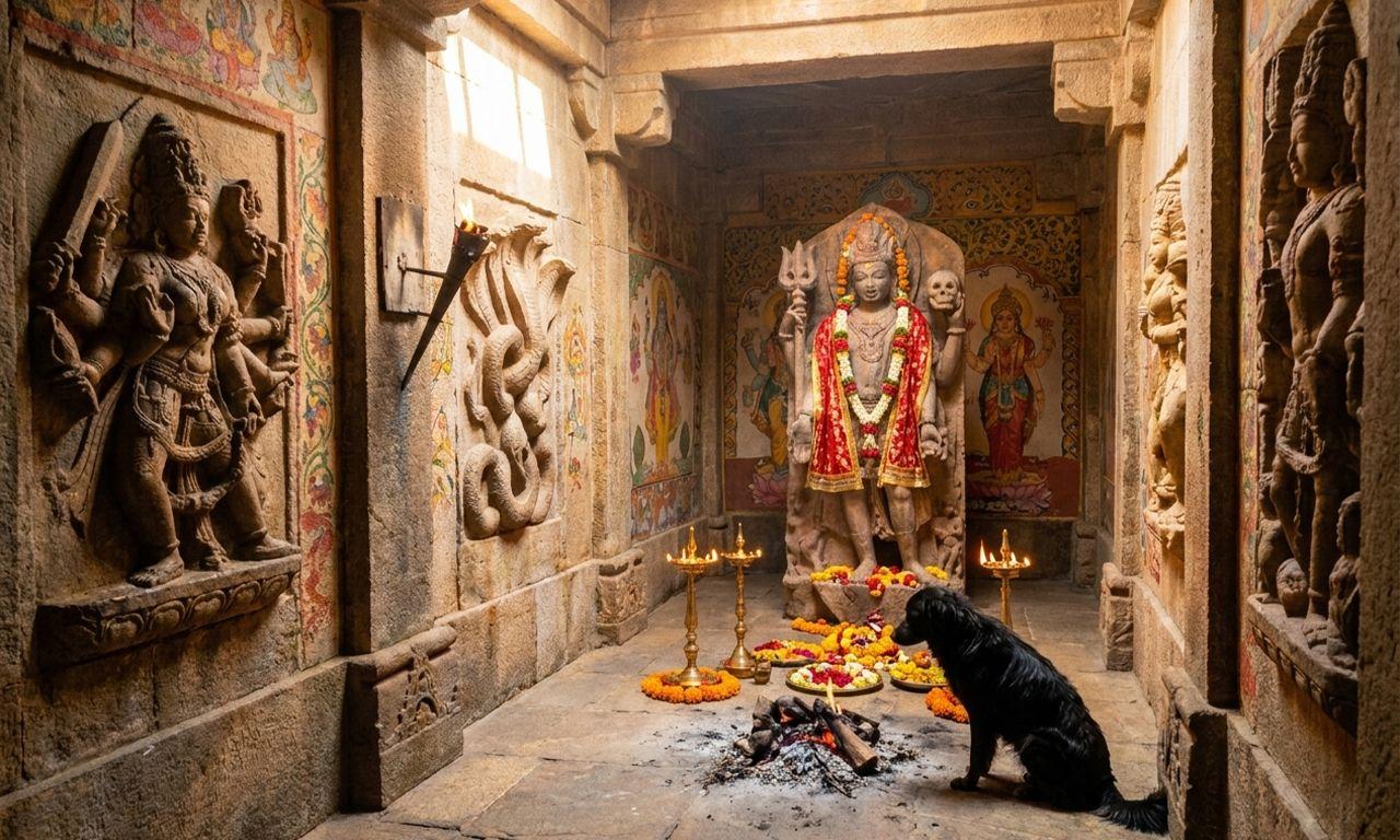 The Birth of Bhairava - What Shiva's Anger Produced and Why Bhairava Guards the Threshold